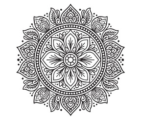 vector pattern built from traditional ethnic mandala elements, uniting complex geometric structures and cultural motifs that embody harmony, balanced energy, and classic artistic tradition.