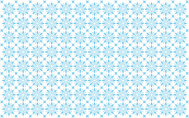 Blue Snowflake Pattern Background