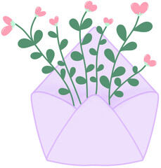 Sweet Love Music Elements Cute Pastel Romantic Set