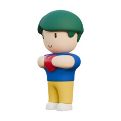 Valentine Male Character Side View