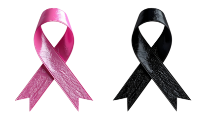 Hope and Strength Ribbon Set – isolated on transparent background