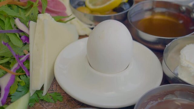 turkish breakfast plater on a table 