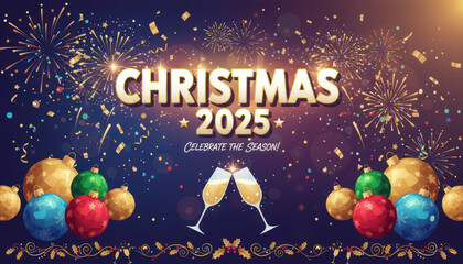 Celebrate Christmas and New Year 2025 with festive fireworks