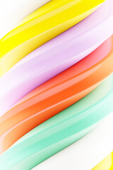 3D rendering, perfect shape, aesthetic, background with abstract multicolored lines, futuristic energy concept