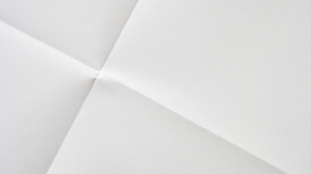 White crumpled paper background texture stop motion