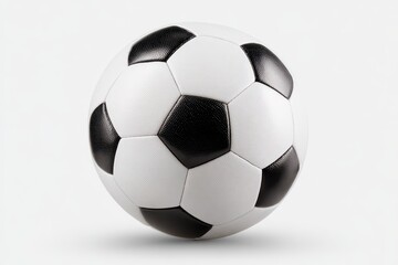 High resolution soccer ball with a transparent background ideal for sports graphics and digital designs