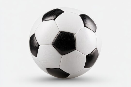 High resolution soccer ball with a transparent background ideal for sports graphics and digital designs - Powered by Adobe