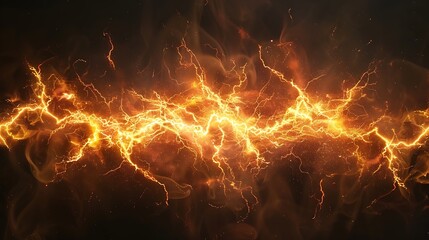 High-voltage electric arc branching naturally across dark matte powerful electric energy abstract background high resolution stock photography