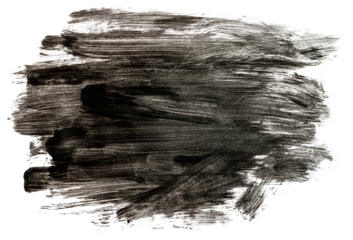 Grunge badge brush, hand drawn black sticker