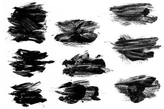 detailed ink splats Hyperrealistic Highly Detailed Isolated On Transparent Background Png File ,set of ink splashes, - Powered by Adobe