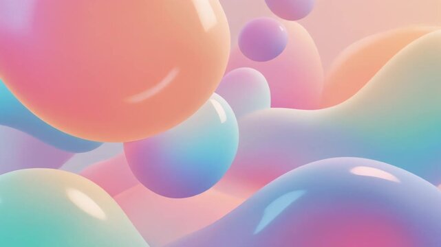 abstract background with balloons