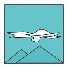 Stratus Clouds on frame 