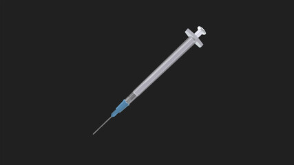 medical syringe vector illustration