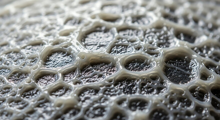 Foam Network on Dark Surface