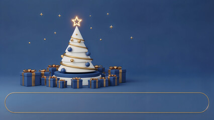 Luxury Christmas Festive background Design Perfect for Holiday Cards and Invitations . Generative AI