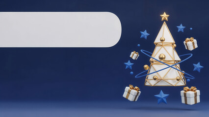 Luxury Christmas Festive background Design Perfect for Holiday Cards and Invitations . Generative AI