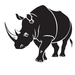 Two-horned rhino