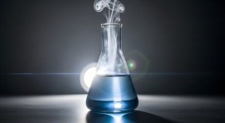 glass bottle with liquid