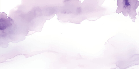 Abstract watercolor background vector illustration of blue sky and clouds with vintage paper texture