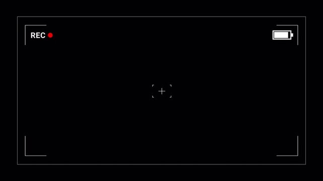 




Video camera recorder screen overlay on a transparent background, Recording camera screen interface with alpha channel, Camera recording screen overlay preview in 4k.
