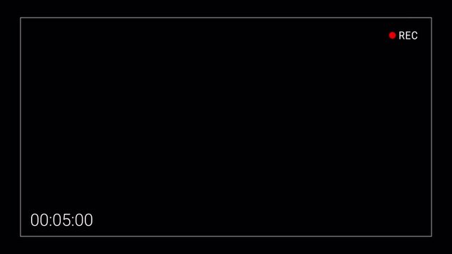




Video camera recorder screen overlay on a transparent background, Recording camera screen interface with alpha channel, Camera recording screen overlay preview in 4k.
