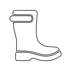 Waterproof Boot Outline Icon
