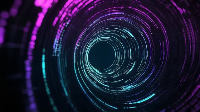 Digital data tunnel network transmitting information technology