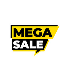 19. Mega sale png, festive sale tag, business offer artwork, ecommerce promo icon, digital promotion label, shop deal badge