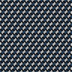 Simple geometric pattern abstract paisley shape motif classic blue minimal background. Repeat tiny small element modern fabric design textile swatch ladies dress, man scarf, shirt all over print block