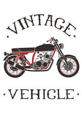 Obraz premium vintage motorcycle.ai