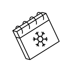 Calender icon clean and modern vector illustration