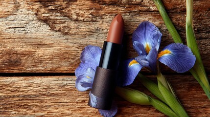 Purple crocus flowers, like a bold stroke of pink lipstick, bring glamour and color to the garden