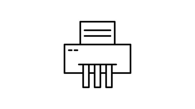  Printer icon displayed on a black background, symbolizing printing functionality.