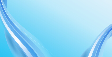 modern abstract blue background design with layers of textured white transparent material in triangle diamond and squares shapes in random geometrc