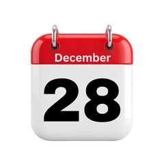 28 December Date - 28