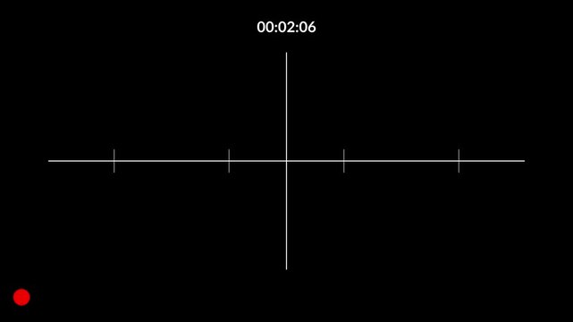 Video camera recorder Screen display template with Alpha Channel