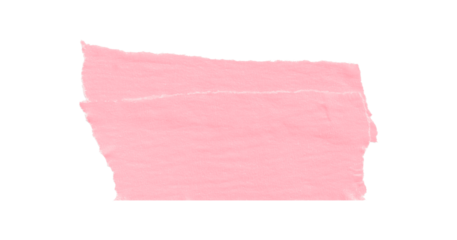 Pink masking tape, plastic scotch, on a transparent background.