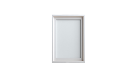 Framed Vision: A minimalist and elegant, this photograph showcases a sleek white frame, ready to embrace art, photos, or cherished memories.