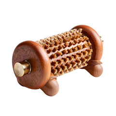 Ergonomic Wooden Foot Massage Roller for Pressure Relief and Relaxation