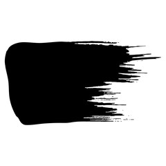 Fototapeta premium Hand drawn Black ink brush strokes for creative design use