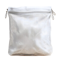 White Mesh Laundry Bag with Zipper for Washing Delicates