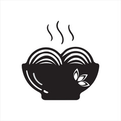 Steaming Noodle Bowl Icon