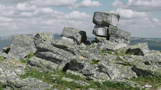 Southern Urals, Zyuratkul National Park: Bolshoy Uvan Mountain.