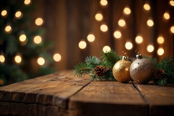 christmas tree and decorations