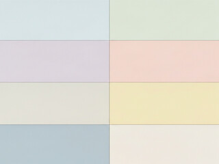 Fototapeta premium Abstract geometric pattern in pastel colors isolated on white background