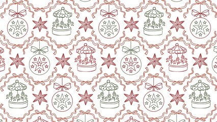 Christmas Carousel Background © Valdista