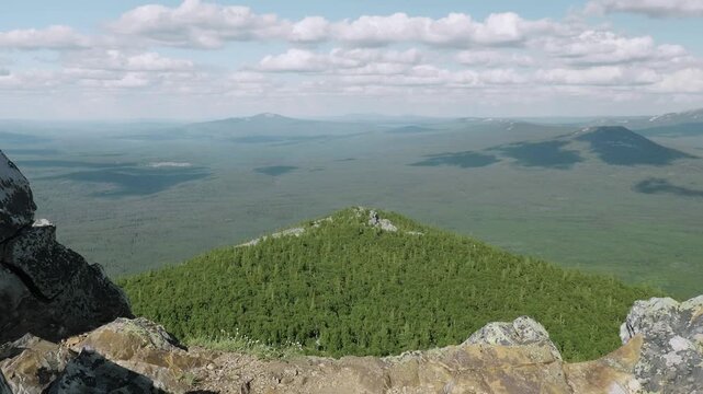 Southern Urals, Zyuratkul National Park: Bolshoy Uvan Mountain.