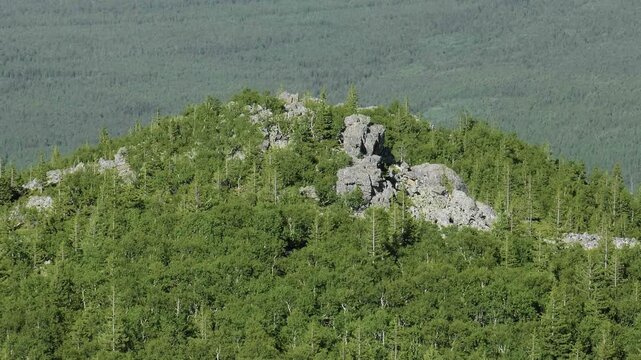Southern Urals, Zyuratkul National Park: Bolshoy Uvan Mountain.