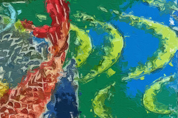 Various oil paintings, flowers, roses, peonies, waterfalls, landscapes, peacocks, mountains, fish, chrysanthemums, lakes, fishermen fishing