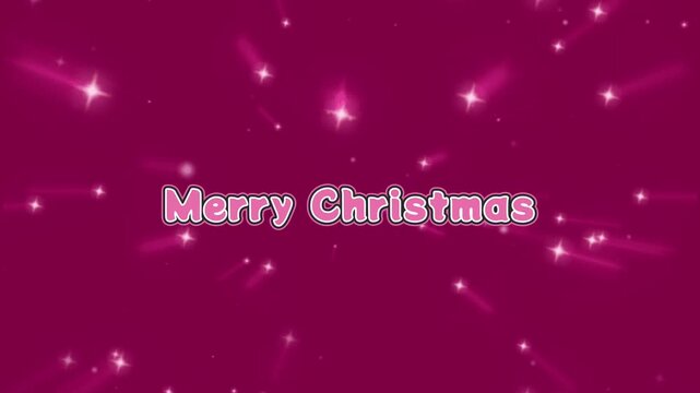 Holiday Greeting Card with Shimmering Jewels on Red Background